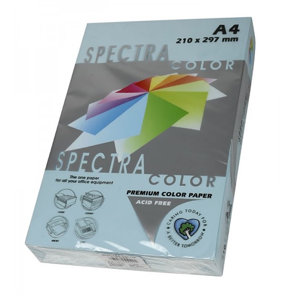 Carton colorat A4 APP 120, 160g/mp, albastru ocean pastel, top 250 coli