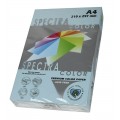 Carton colorat A4 APP 120, 160g/mp, albastru ocean pastel, top 250 coli