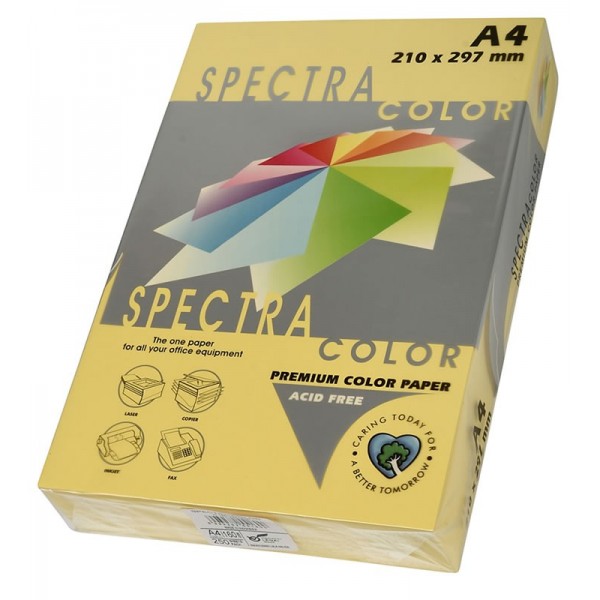 Carton colorat A4 APP 160, 160g/mp, galben pastel, top 250 coli