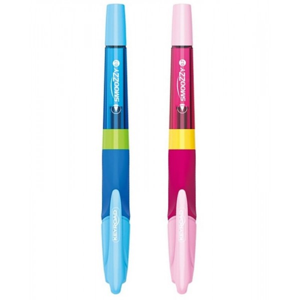 Roller Keyroad Easy Writer, KR971245, 0.7mm, plastic, clips, diverse culori, 24 bucati/display