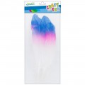Accesorii creatie - pene, alb, albastru, roz, 13-17cm, set 6 buc, Craft with Fun, 463653