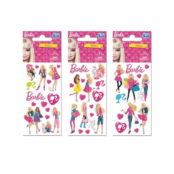 Abtibilduri - Barbie, set 11 buc, Sticker Boo, 262433