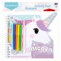 Set creativ My Unicorn STARPAK, carte cu activitati + 6 carioci, 497702