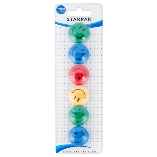 Set magneti STARPAK, model fete zambitoare, diverse culori, 378347, 6 bucati/set