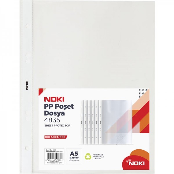 Folie de protectie A5, 35mic, NOKI, 4835, 100 bucati/set