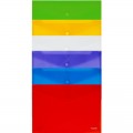 Mapa A4 NOKI, plastic, cu capsa, diverse culori, 31010
