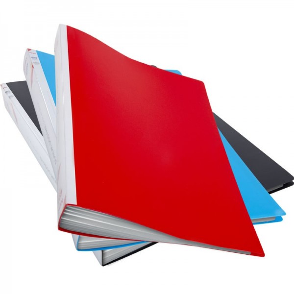Dosar prezentare 100 folii NOKI, A4 diverse culori, fara elastic, 641100-NNP