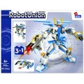 Set de constructie Alleblox Robot Union - robot L 3 in 1 diverse modele, 6+