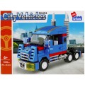 Set de constructie Alleblox City Vehicles - camion fara remorca - AB4022 / 492758, 100 piese, 6+