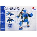 Set de constructie Alleblox Robot Union - robot politie 3 in 1 - AB8026 / 492906, 62 piese, 6+