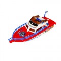 Barca de viteza MegaCreative 443498, 23cm, cu sunete si lumini, necesita baterii 3xAA, plastic, diverse culori, 3+ ani