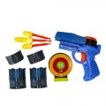 Blaster - pistol, include 4 proiectile, 3 tinte, diverse culori, 6+ ani, MegaCreative, 456257