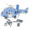 Elicopter cu accesorii MegaCreative 499168, 35cm, cu sunete si lumini, plastic, multicolor, 3+ ani
