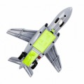 Avion cu telecomanda MegaCreative 498869, 23cm, necesita baterii 4xAA, plastic, multicolor, 3+ ani