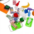 Set de joaca 2 in 1 - stand supermarket - tip cos, diverse accesorii incluse, MegaCreative 461109, 3+ ani