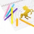 Set creativ Day Dreamer STARPAK, carte cu activitati + 5 carioci + 1 liner, 497701
