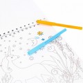 Set creativ Day Dreamer STARPAK, carte cu activitati + 5 carioci + 1 liner, 497701
