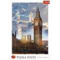 Puzzle carton 1000 piese Trefl Londra la apus, 10395, 12+ ani