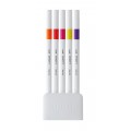 Fineliner 0.4 mm, UNI, EMOTT, PEM-SY, culori intense, NO.2, 5 culori/set
