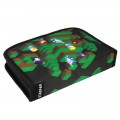 Penar neechipat Starpak Pixel Game, 1 fermoar, 2 extensii, negru cu verde, 506002