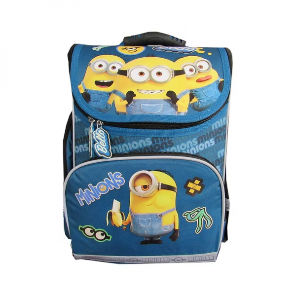 Ghiozdan SM Minions 37cm, 644139, rigid, albastru