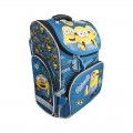 Ghiozdan SM Minions 37cm, 644139, rigid, albastru