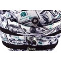 Ghiozdan SM Dollars, 42cm, 617201, gri