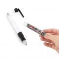 Pix cu bila Trendhaus Photo Pen CH27586, cu mecanism, corp transparent - poti introduce fotografie personalizata, grip cauciucat