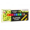Plastilina Starpak Pixel Game 472913, set 12 culori