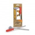 Creion grafit HB, unelte, cu guma, Trendhaus, CH28374, set 2 bucati
