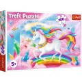 Puzzle carton 100 piese Trefl Unicorn, 16364, 5+ ani