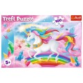 Puzzle carton 100 piese Trefl Unicorn, 16364, 5+ ani