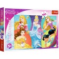 Puzzle carton 100 piese Trefl Disney Princess, 16419, 5+ ani