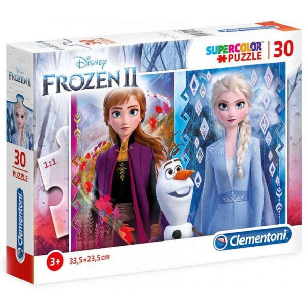 Puzzle carton 30 piese Clementoni Supercolor - Frozen, 20251, 3+ ani