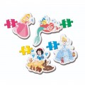 Puzzle carton 4in1 3-12 piese Clementoni My first - Disney Princess - set 4x personaje, 20813, 2+ ani