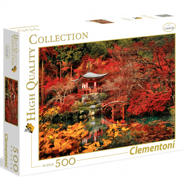 Puzzle carton 500 piese Clementoni Gradina japoneza, 35035, 10+ ani
