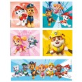 Puzzle carton 10in1 18-60 piese Clementoni Supercolor - Paw Patrol, 20270, 4+ ani