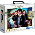 Puzzle carton 1000 piese Clementoni Harry Potter - cutie cu maner, 61882, 14+ ani