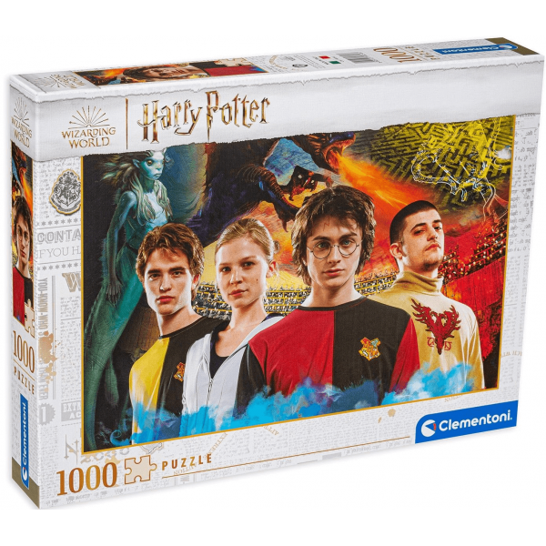 Puzzle carton 1000 piese Clementoni Harry Potter - Wizard, 39656, 14+ ani