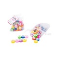 Radiera rotunda cu litere TRENDHAUS, CH30286, 45 bucati/set