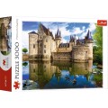 Puzzle carton 3000 piese Trefl Castelul din Sully-sur-Loire, Franta, 33075, 16+ ani