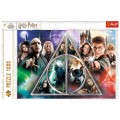 Puzzle carton 1000 piese Trefl Harry Potter - Talismanele mortii, 10717, 12+ ani