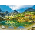 Puzzle carton 1000 piese Trefl Cabana Iazul Verde, Tatra, Slovacia, 10606, 12+ ani