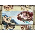 Puzzle carton 1000 piese Trefl Art Collection - Michelangelo - Crearea lui Adam, 10590, 12+ ani