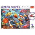 Puzzle carton 1060 piese Trefl Hidden Shapes - Viata marina, 10676, 12+ ani