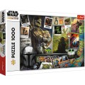 Puzzle carton 1000 piese Trefl Star Wars - Mandalorian - Colectia lui Grogu, 10718, 12+ ani