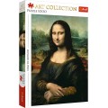 Puzzle carton 1000 piese Trefl Art Collection - Leonardo da Vinci - Mona Lisa, 10542, 12+ ani