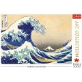 Puzzle carton 1000 piese Trefl Art Collection - Hokusai - The Great Wave of Kanagawa, 10521, 12+ ani