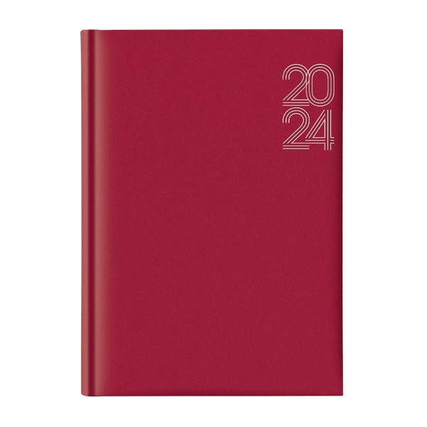 Agenda A5 datata Artibest EJ-1202, 336 pagini, coperta buretata rosie