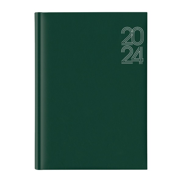 Agenda A5 datata Artibest EJ-1205, 336 pagini, coperta buretata verde
